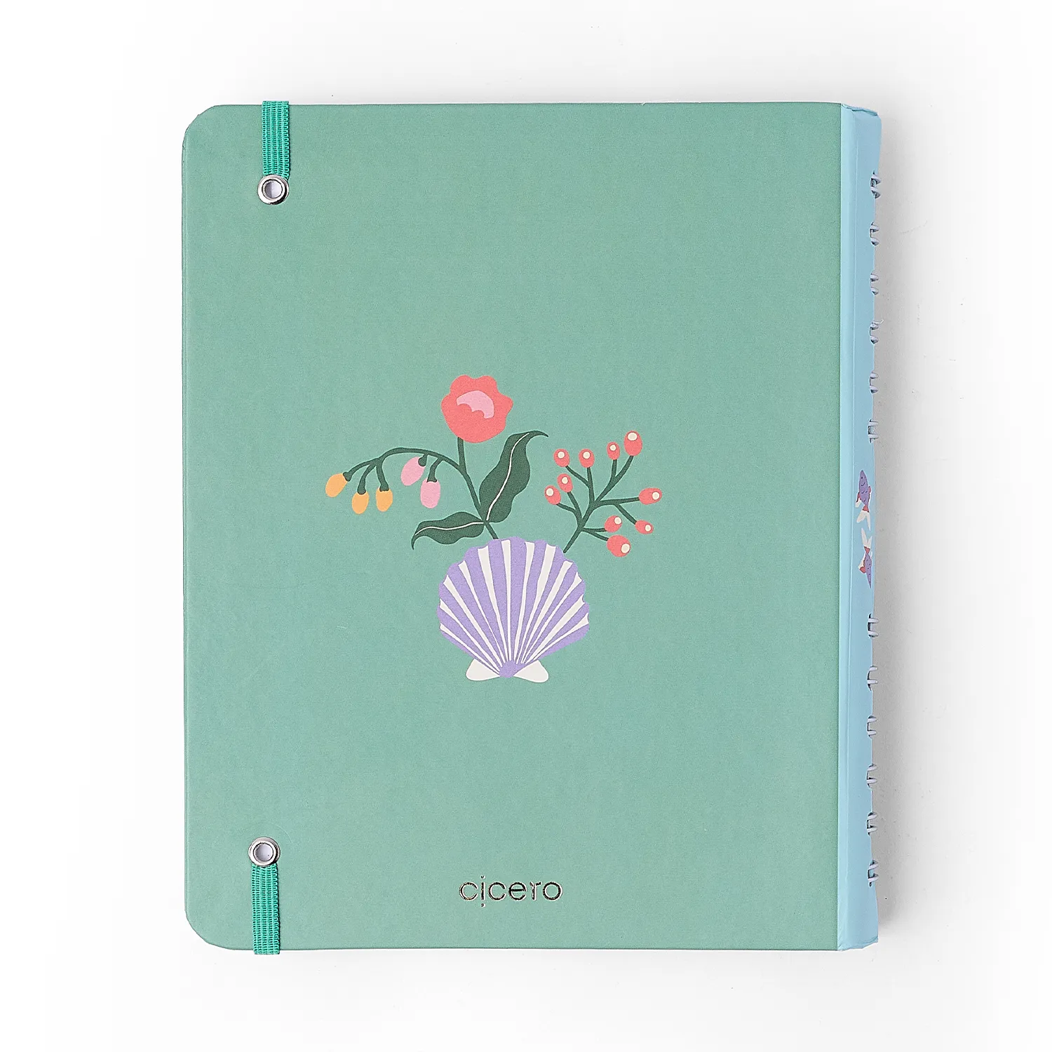 Caderno Organizador Noronha Pautado & Pontado A5 Flora Marinha