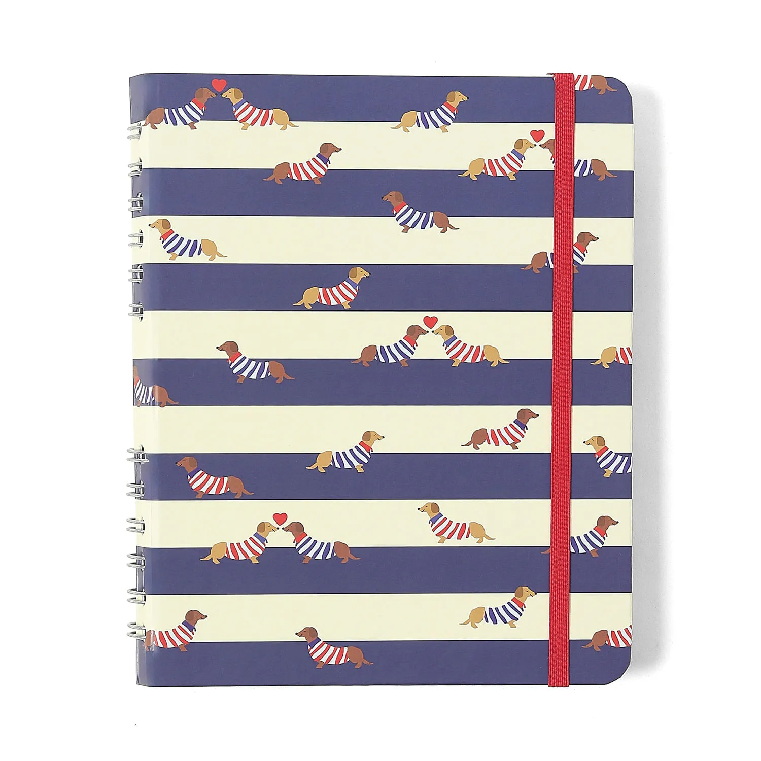 Caderno Organizador Praia Pautado & Pontado A5 Cachorros