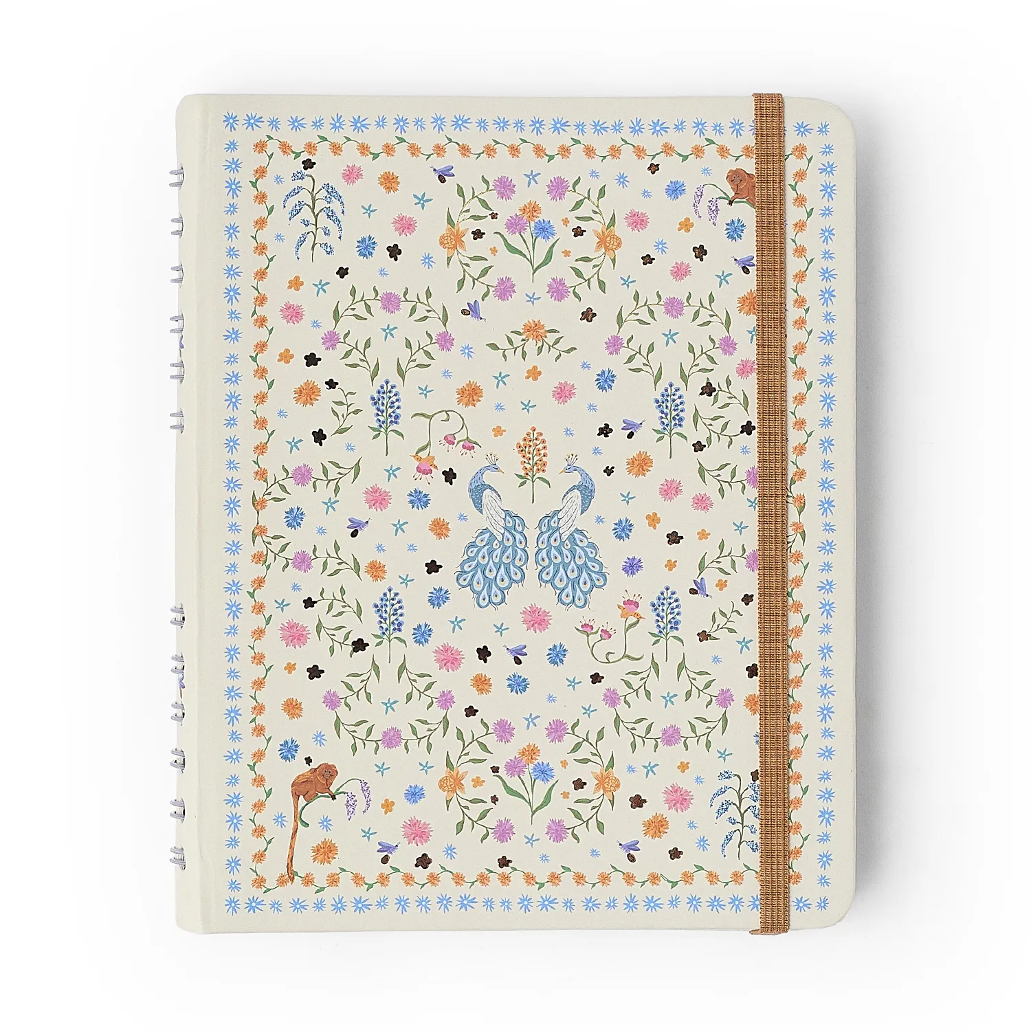 Caderno Organizador Relicário Pautado & Pontado A5 Realeza Off White