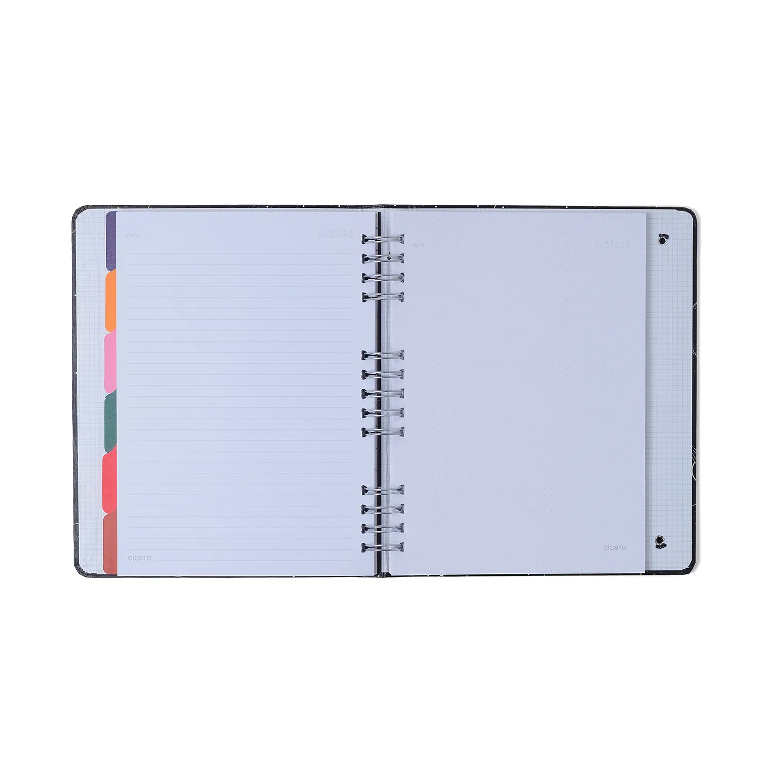 Caderno Organizador Trancoso Pautado & Pontado 17X24 Off White