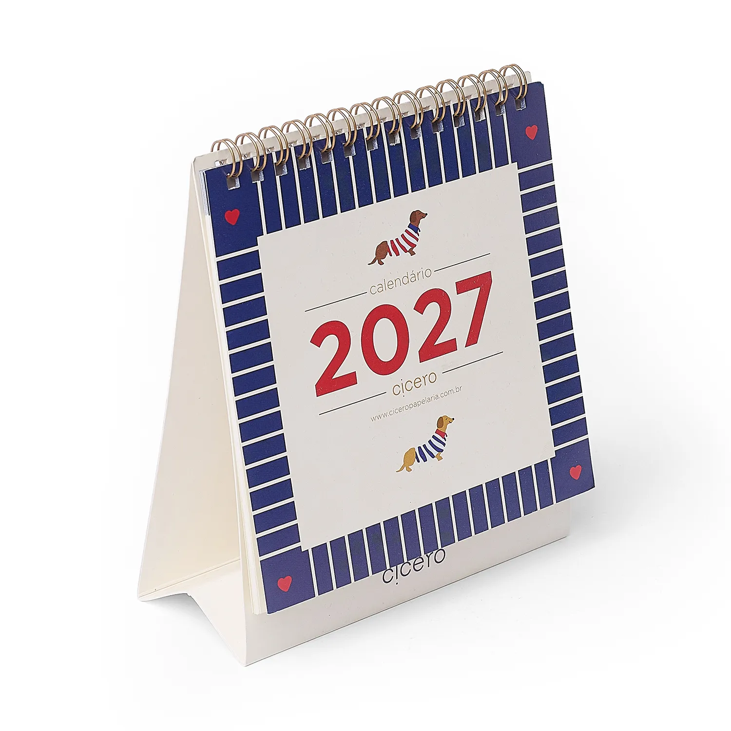 Calendário de Mesa 13x15 2027 Petit