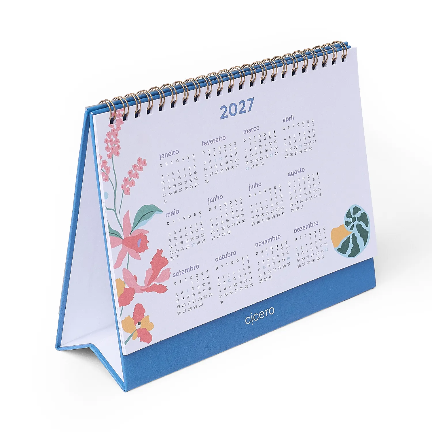 Calendario de Mesa 20x15 2027 Noronha