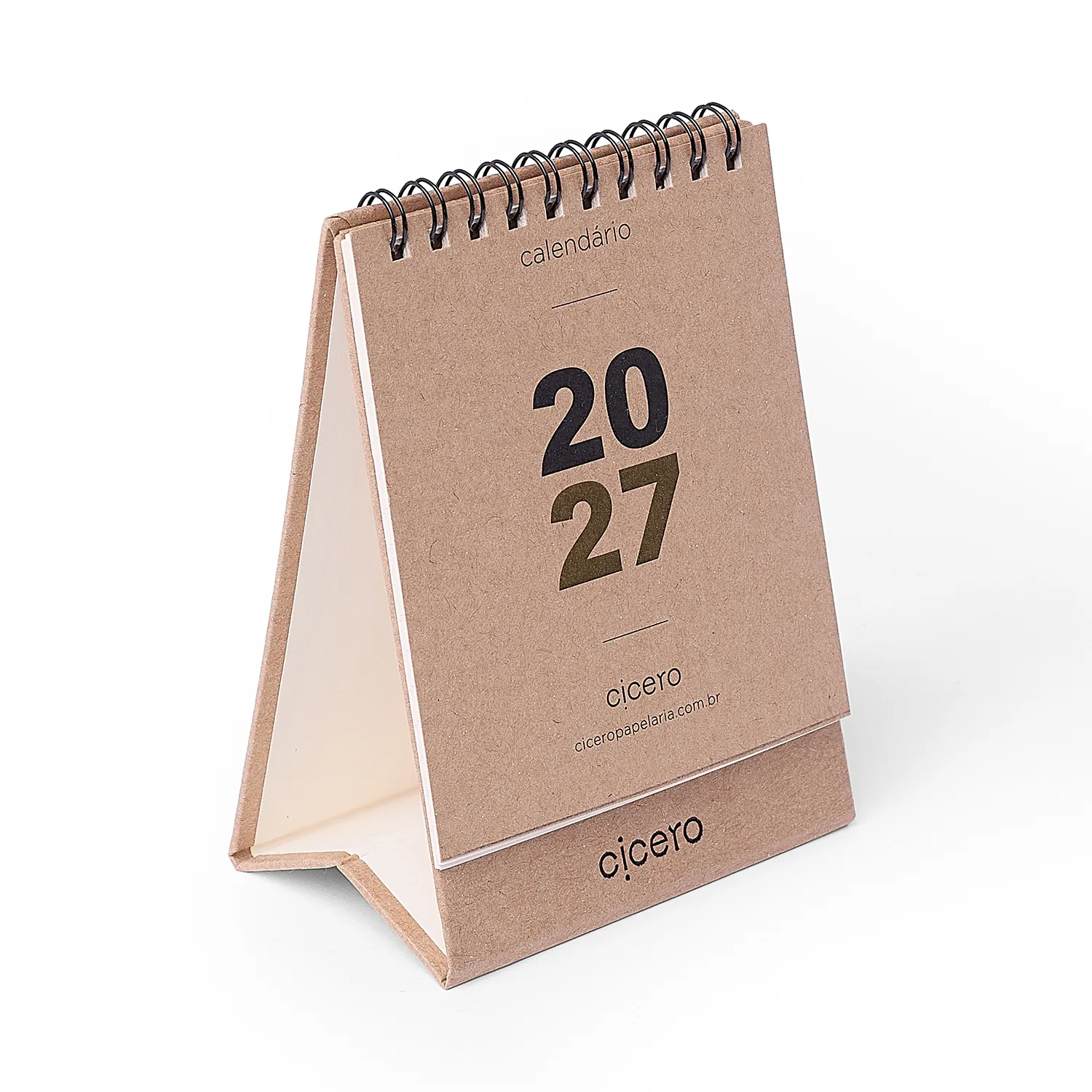 Calendario de Mesa 9,5x13 2027 Kraft