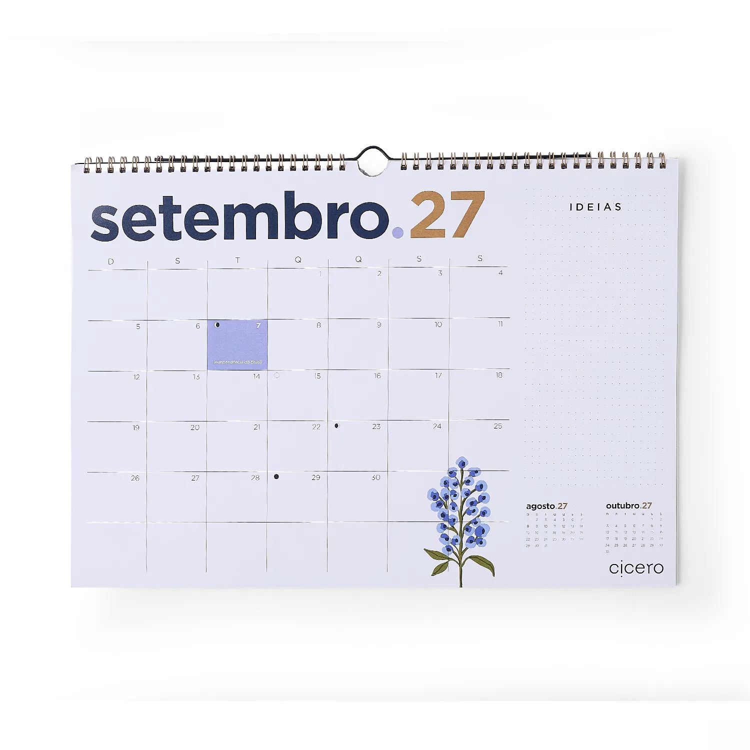 Calendario de Parede A3 2027 Relicário