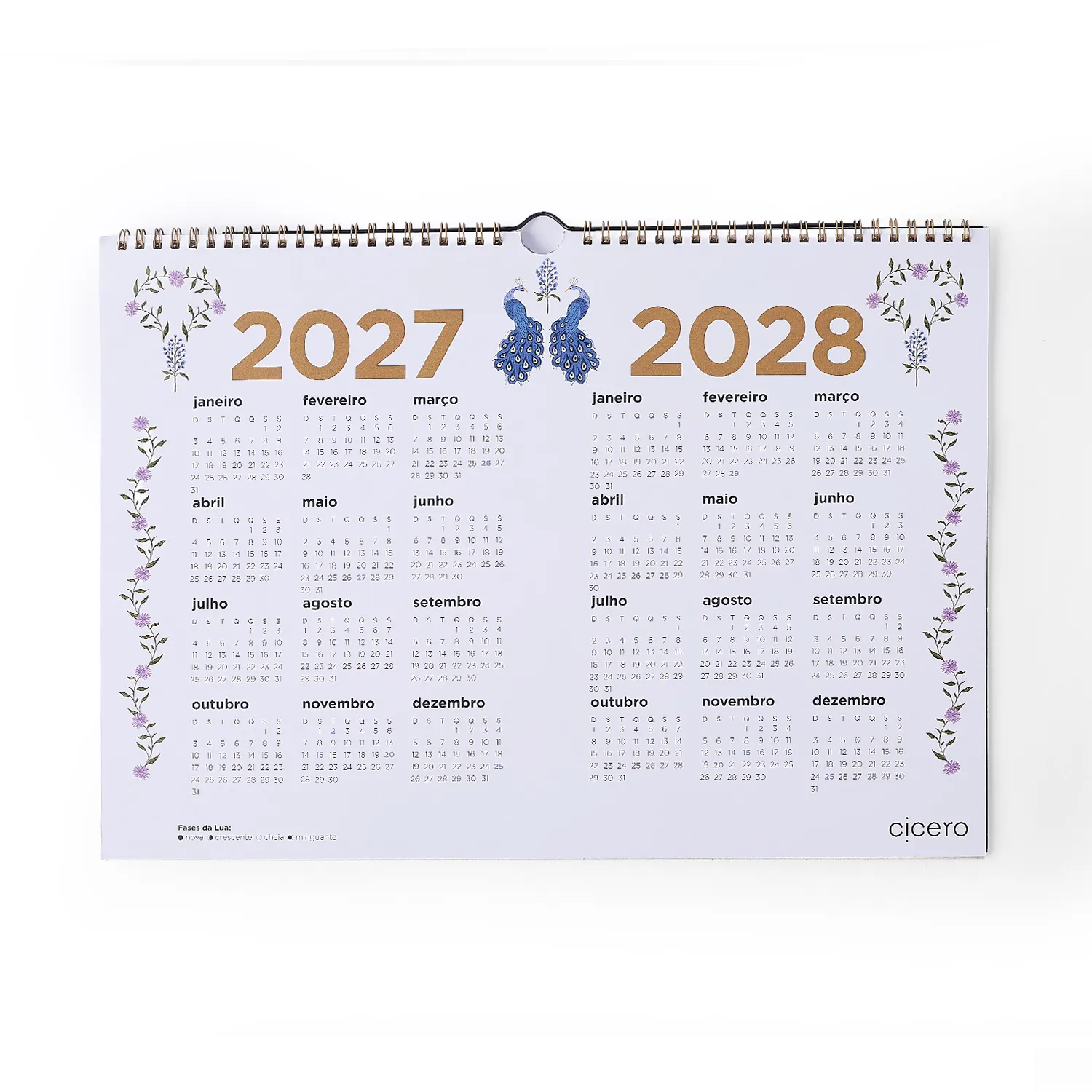 Calendario de Parede A3 2027 Relicário