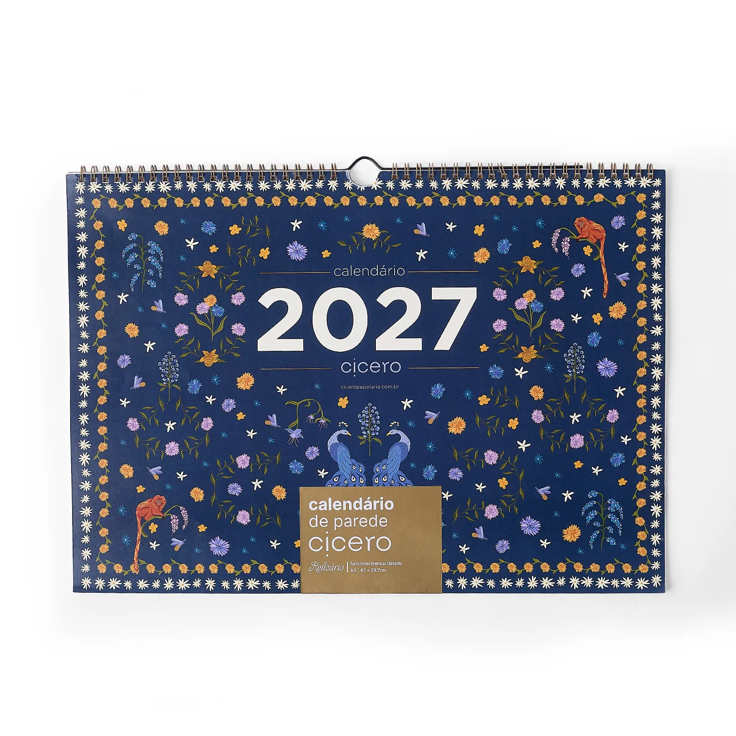 Calendario de Parede A3 2027 Relicário