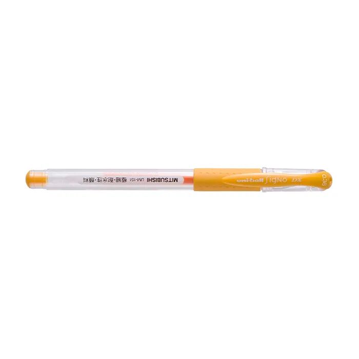 Caneta Gel Signo DX 0.38 UM-151 - Amarelo - Uniball (76.3600)