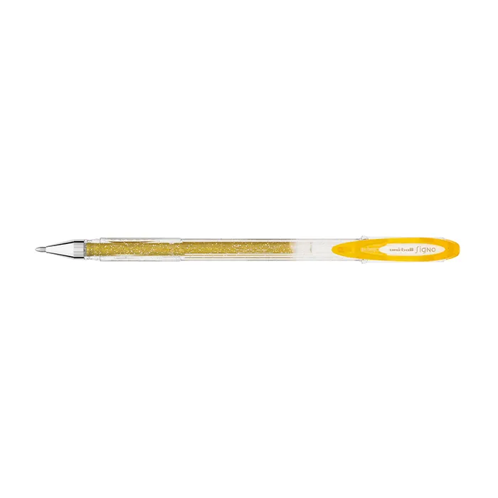 Caneta Gel Signo Sparkling Glitter UM-120SP - Ouro - Uniball (17.7100)