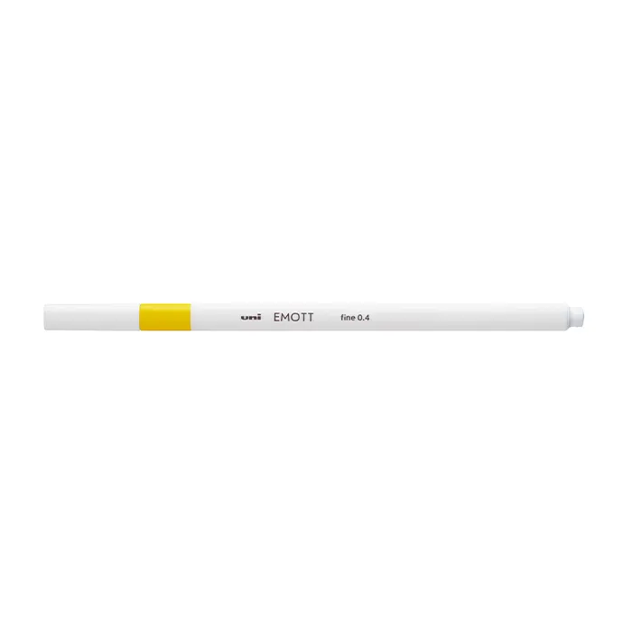Caneta hidrográfica Emott fine 0.4mm - Amarela - Uniball (58.3500)