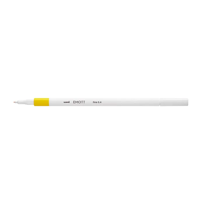 Caneta hidrográfica Emott fine 0.4mm - Amarela - Uniball (58.3500)