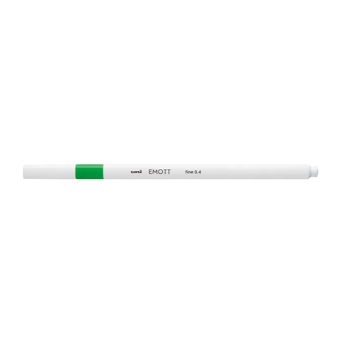 Caneta hidrográfica Emott fine 0.4mm - Verde - Uniball (58.3600)