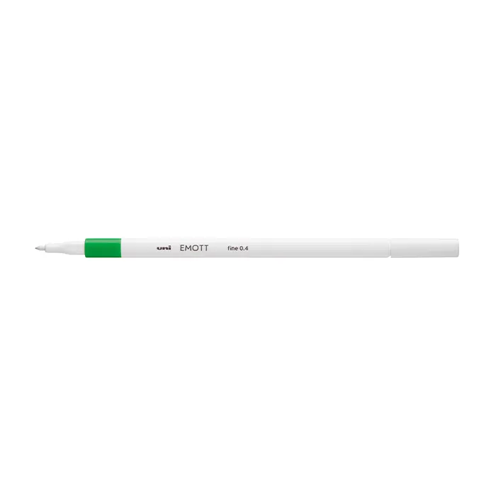 Caneta hidrográfica Emott fine 0.4mm - Verde - Uniball (58.3600)