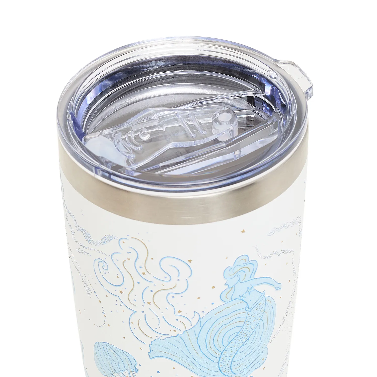 Copo Cicero + Kouda Don 500ml 10379 Branca Origens Aqua Azul