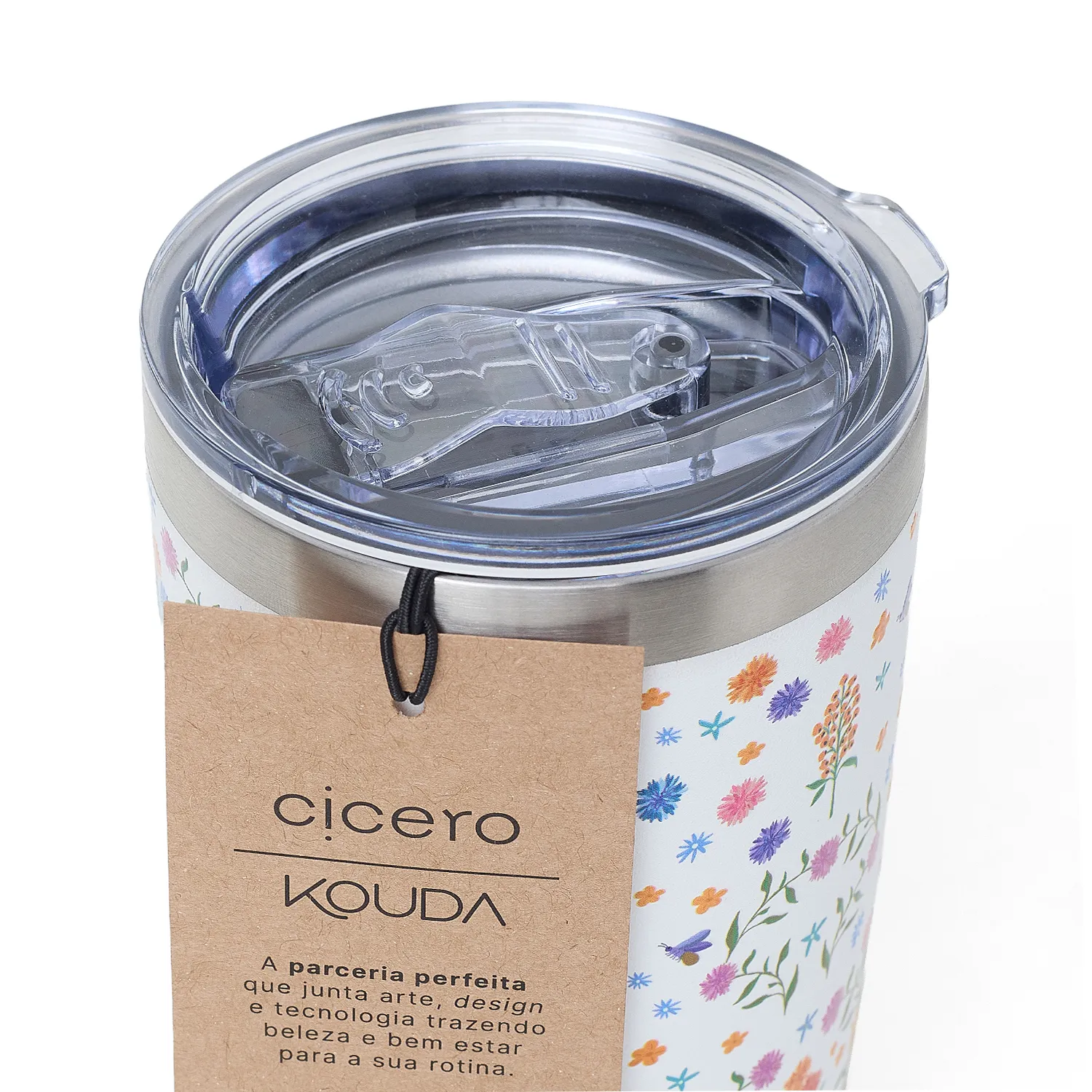 Copo Cicero + Kouda Don 500ml Relicário Realeza Off White