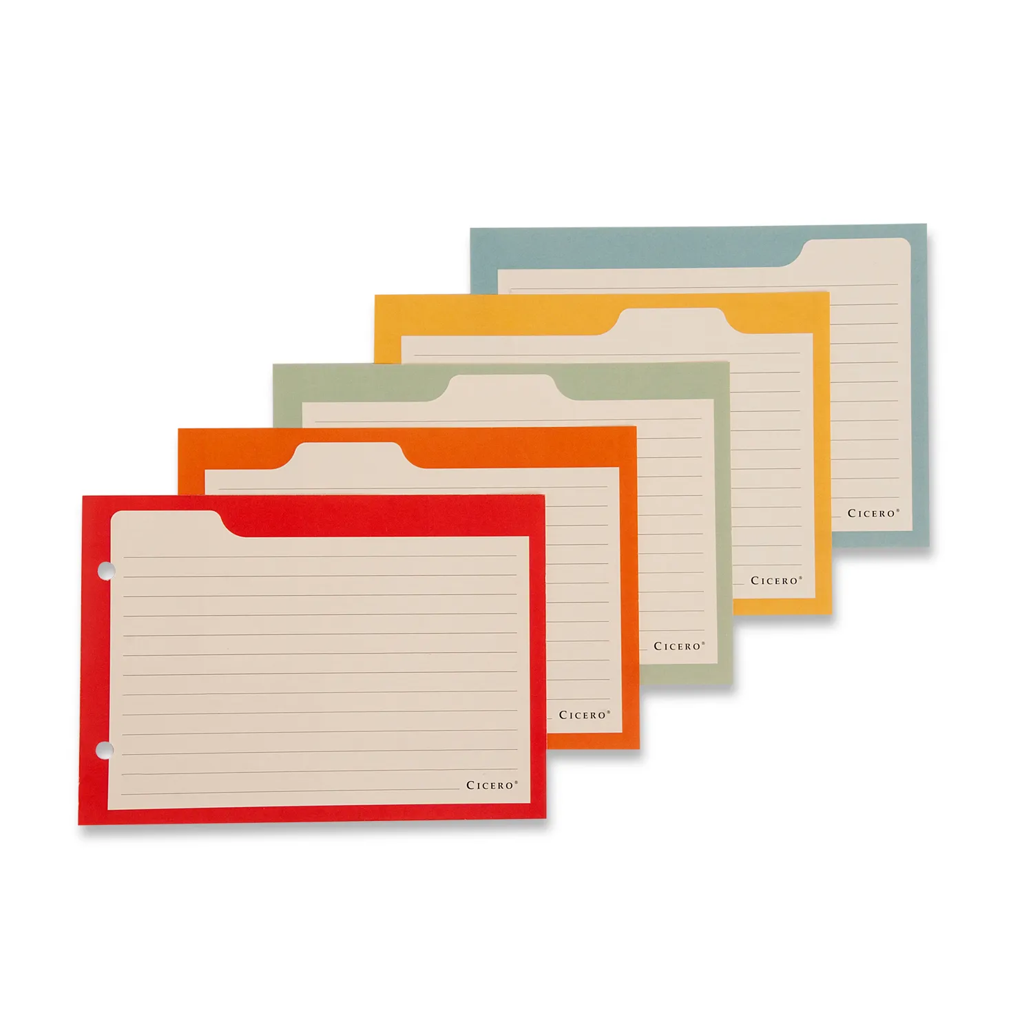 Ficha Pautada Caderno Organizador 50 FLS Offset 180g