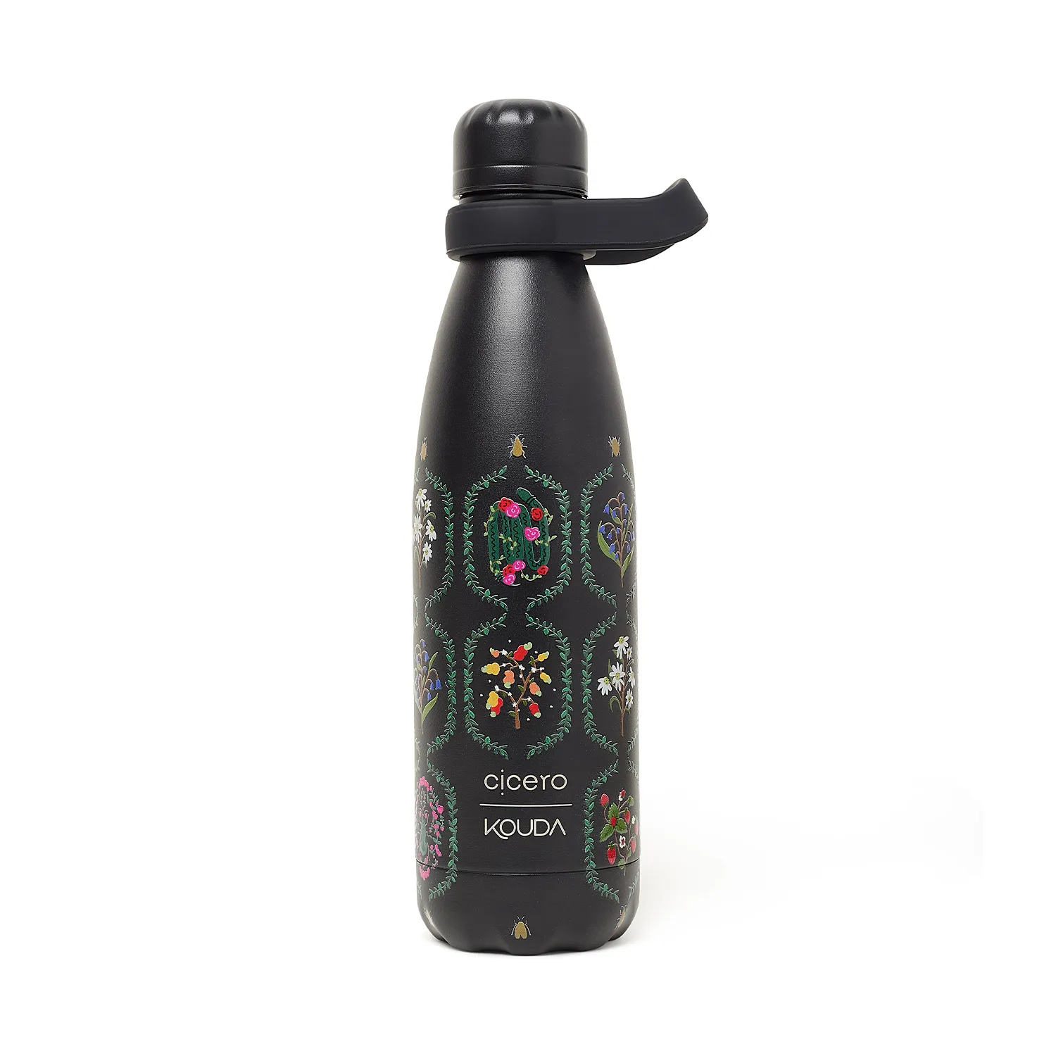 Garrafa Cicero + Kouda Grey 500ml 10384 All Black Jardim