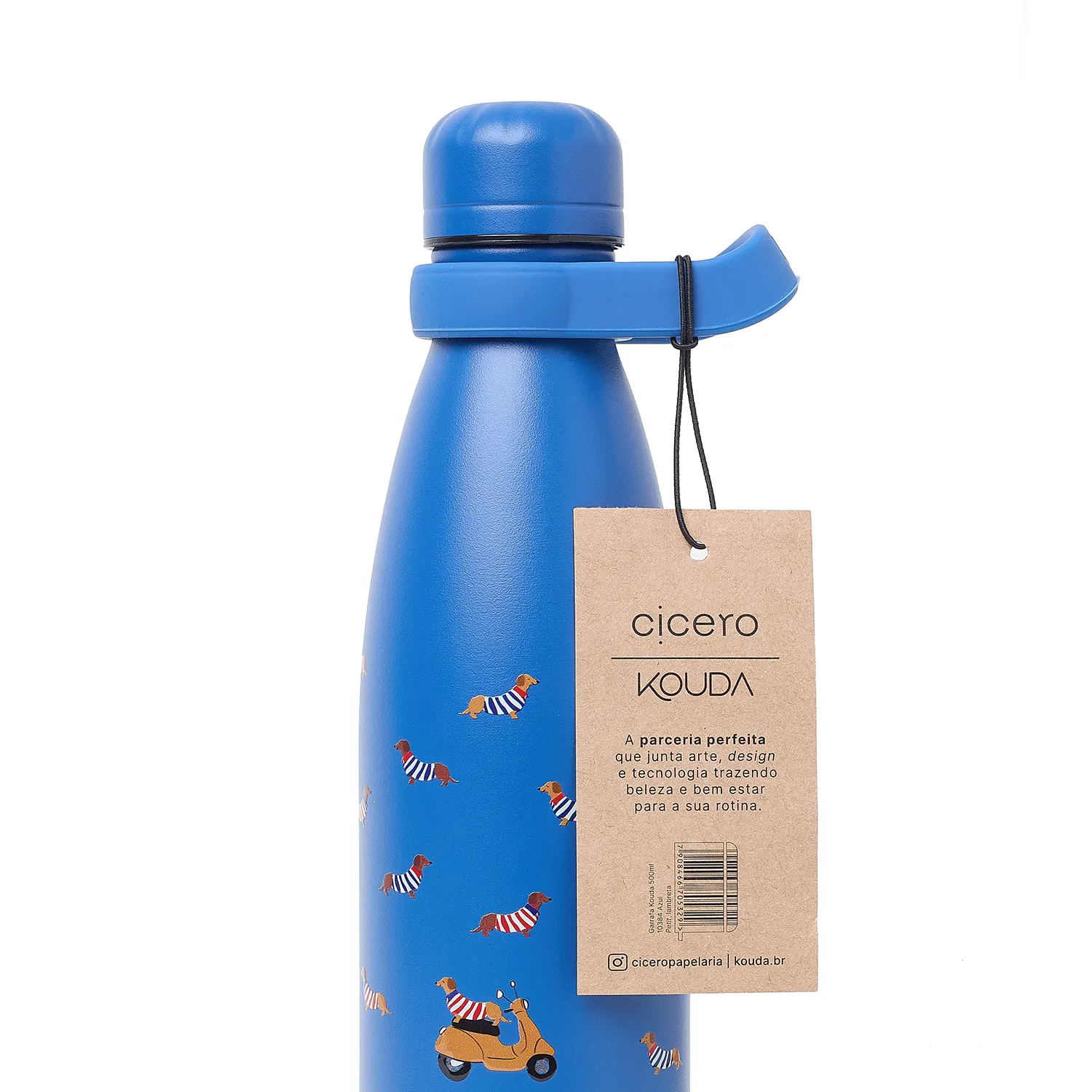 Garrafa Cicero + Kouda Grey 500ml Petit Lambreta