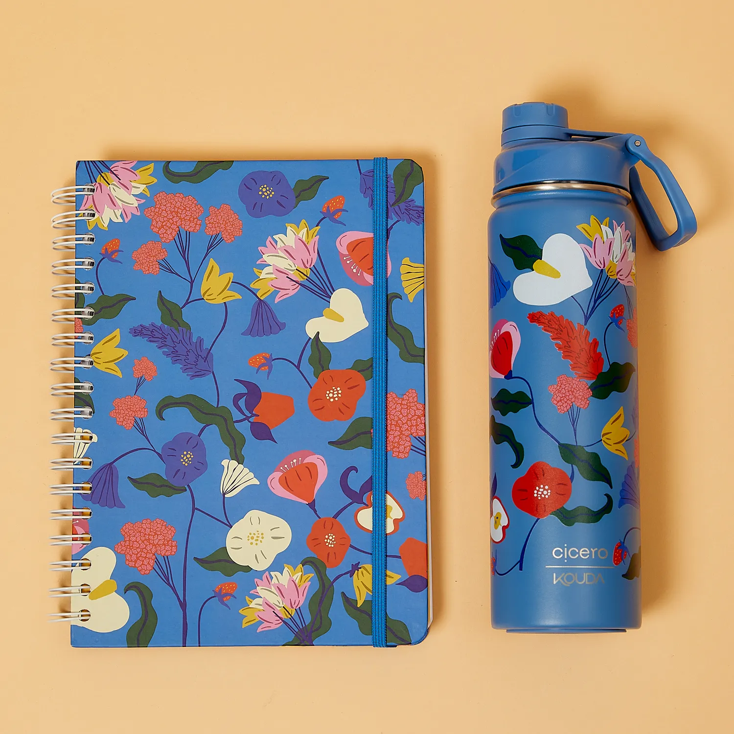 Garrafa Cicero + Kouda Ladakh 660ml 10368 Azul Doce Florada