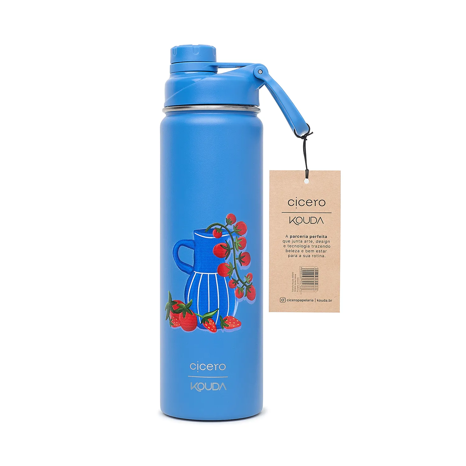 Garrafa Cicero + Kouda Ladakh 660ml 10368 Azul Frutare Arranjo