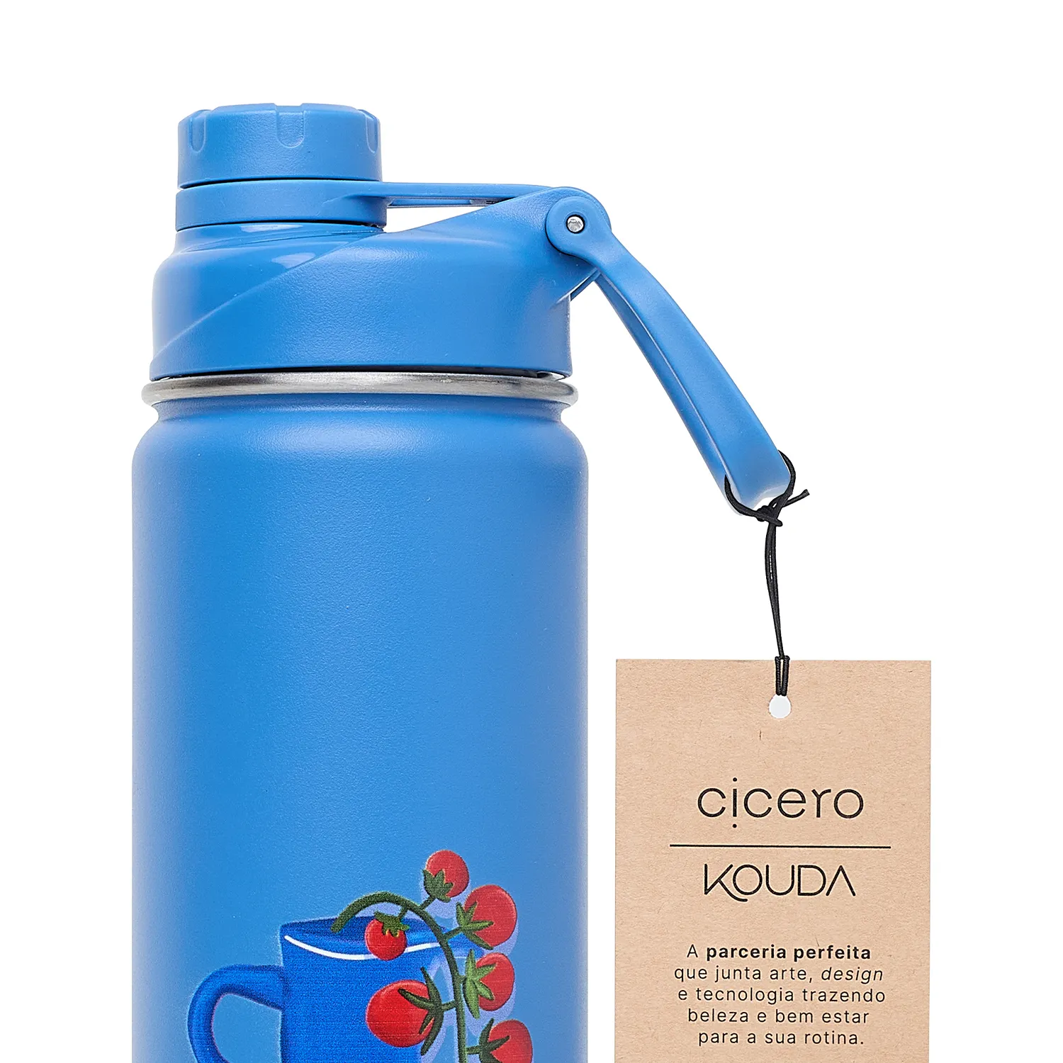 Garrafa Cicero + Kouda Ladakh 660ml 10368 Azul Frutare Arranjo
