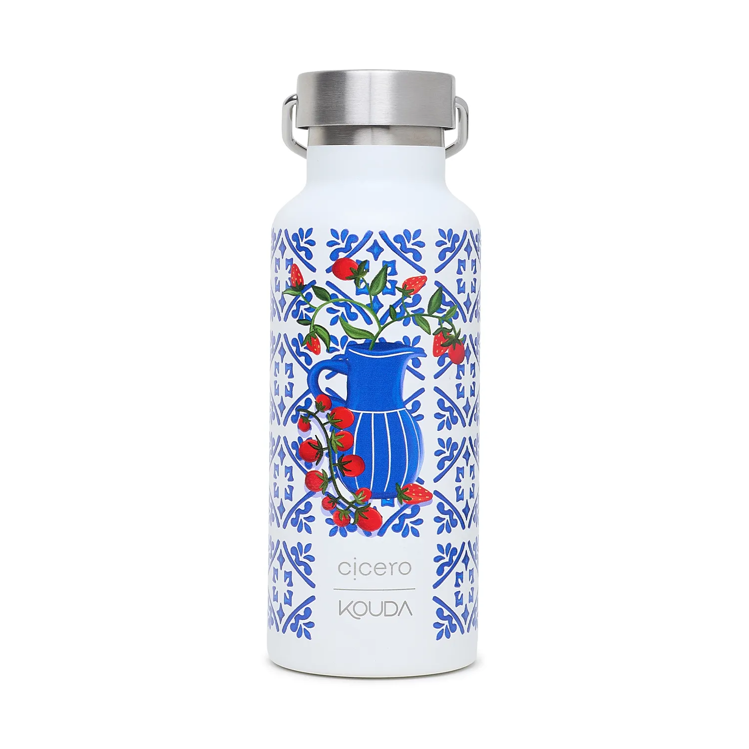 Garrafa Cicero + Kouda Martial 500ml 10357 Branca Frutare Arranjo