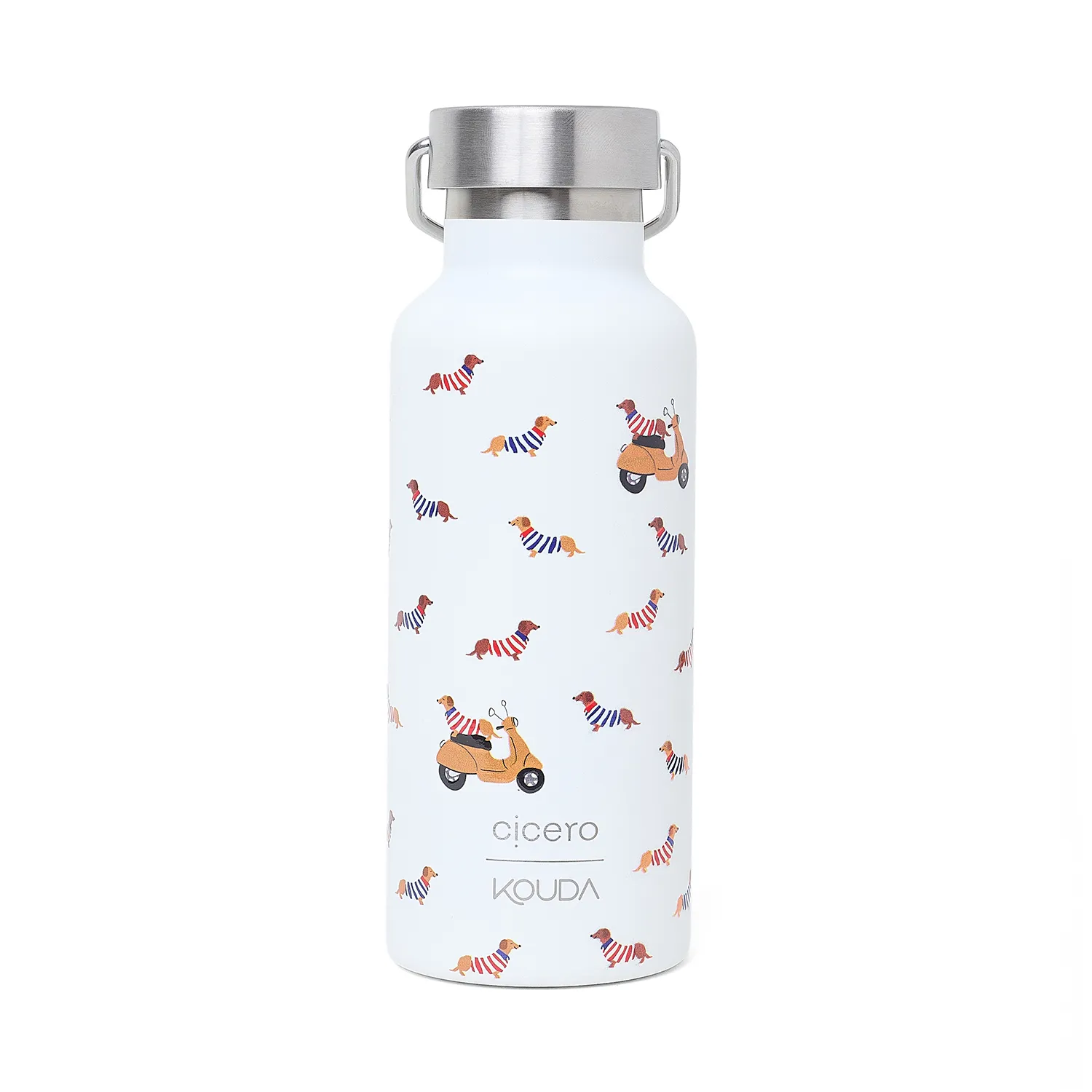 Garrafa Cicero + Kouda Martial 500ml 10357 Branca Petit Lambreta