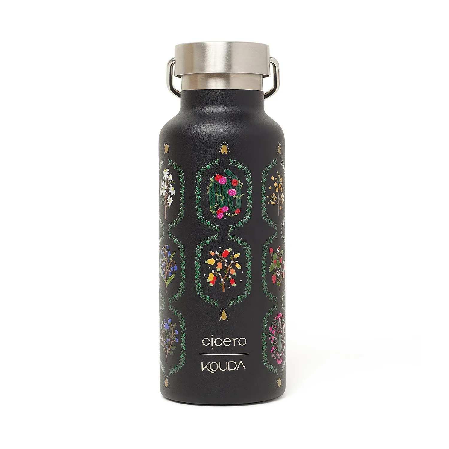 Garrafa Cicero + Kouda Martial 500ml 10357 Preta Jardim