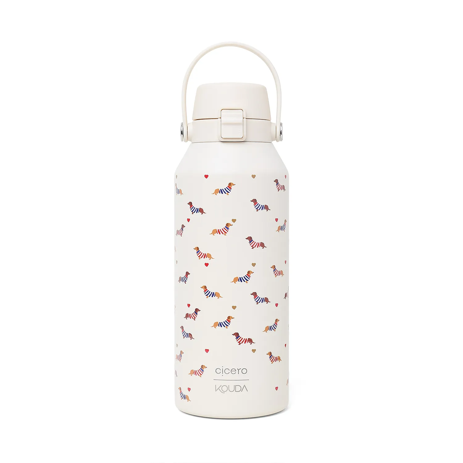 Garrafa Cicero + Kouda Vega 1000ml 10399 Off White Petit Amor