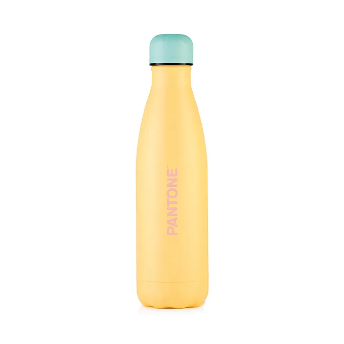 Garrafa Pantone + Kouda Térmica 500ml - Cream Solid - Grey