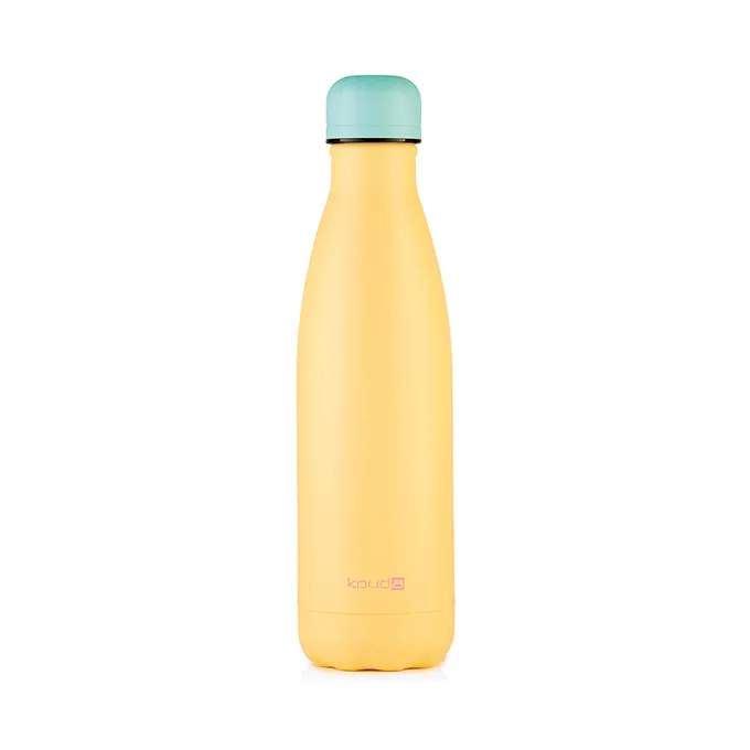 Garrafa Pantone + Kouda Térmica 500ml - Cream Solid - Grey