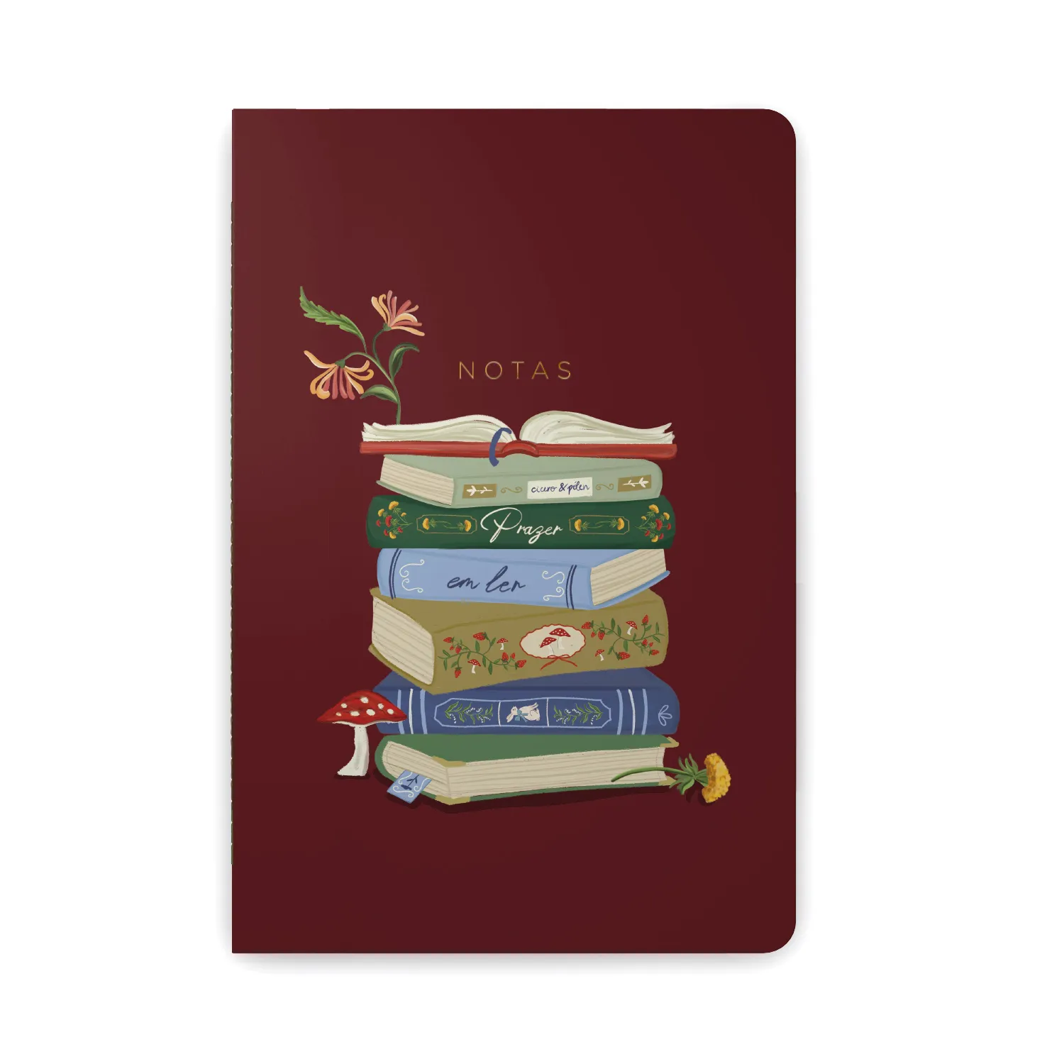 Kit 2 +1 - dois planners e um pontado Prazer em Planejar Kit 3 unidades 14x21 Cicero & Pólen Fábulas
