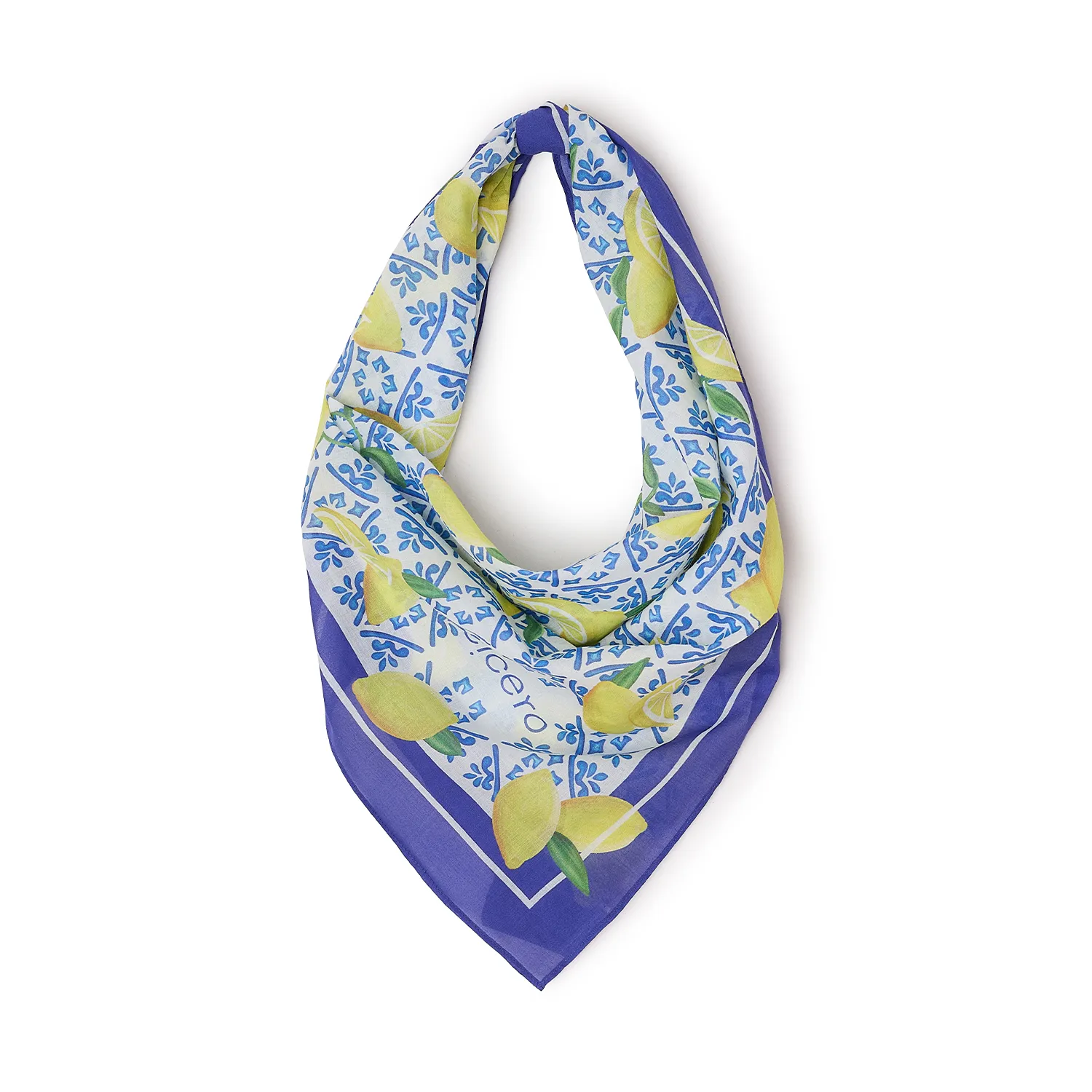 Lenço Estampado Frutare Limão Siciliano 70X70