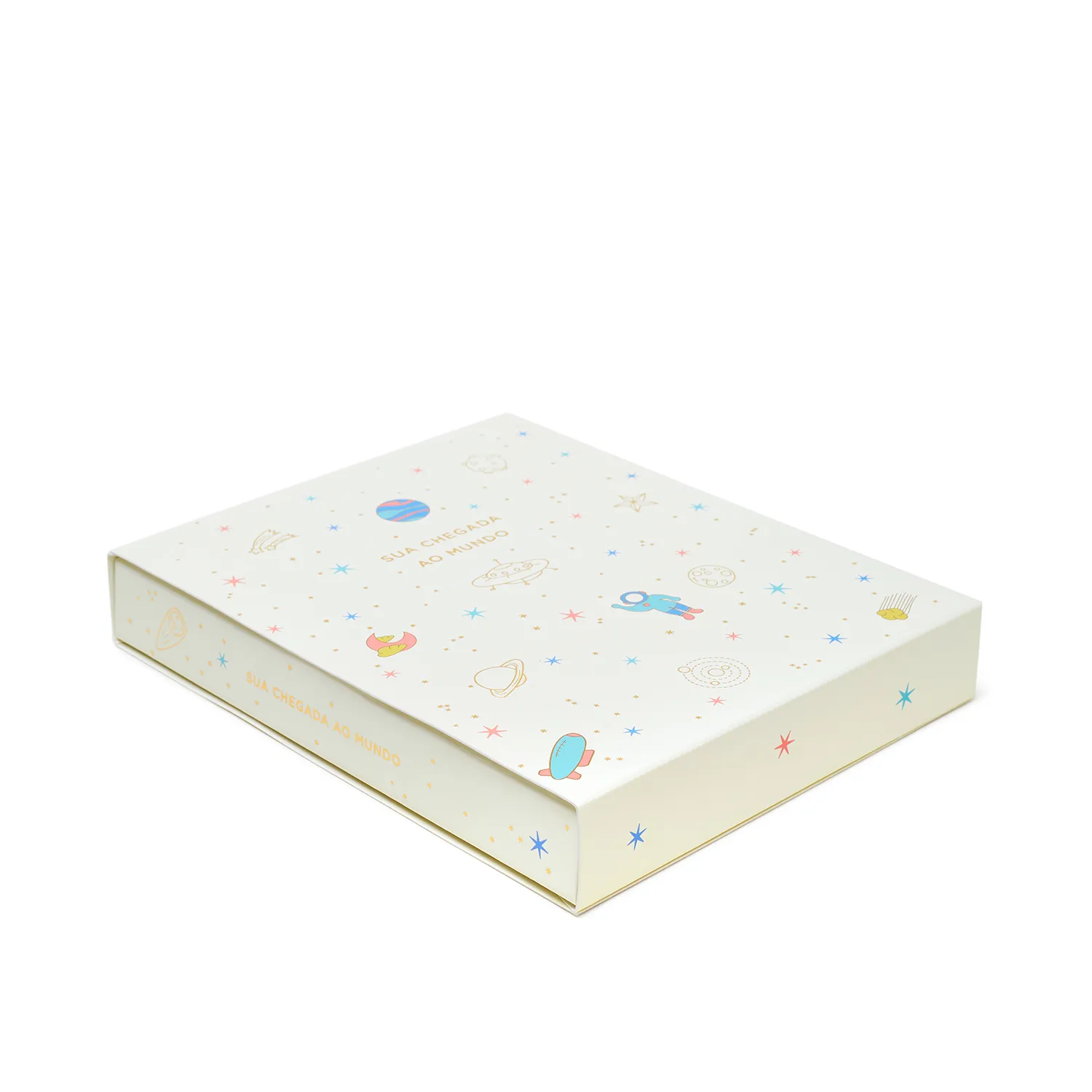 Livro Álbum Argolado do Bebê 18X24 Off White