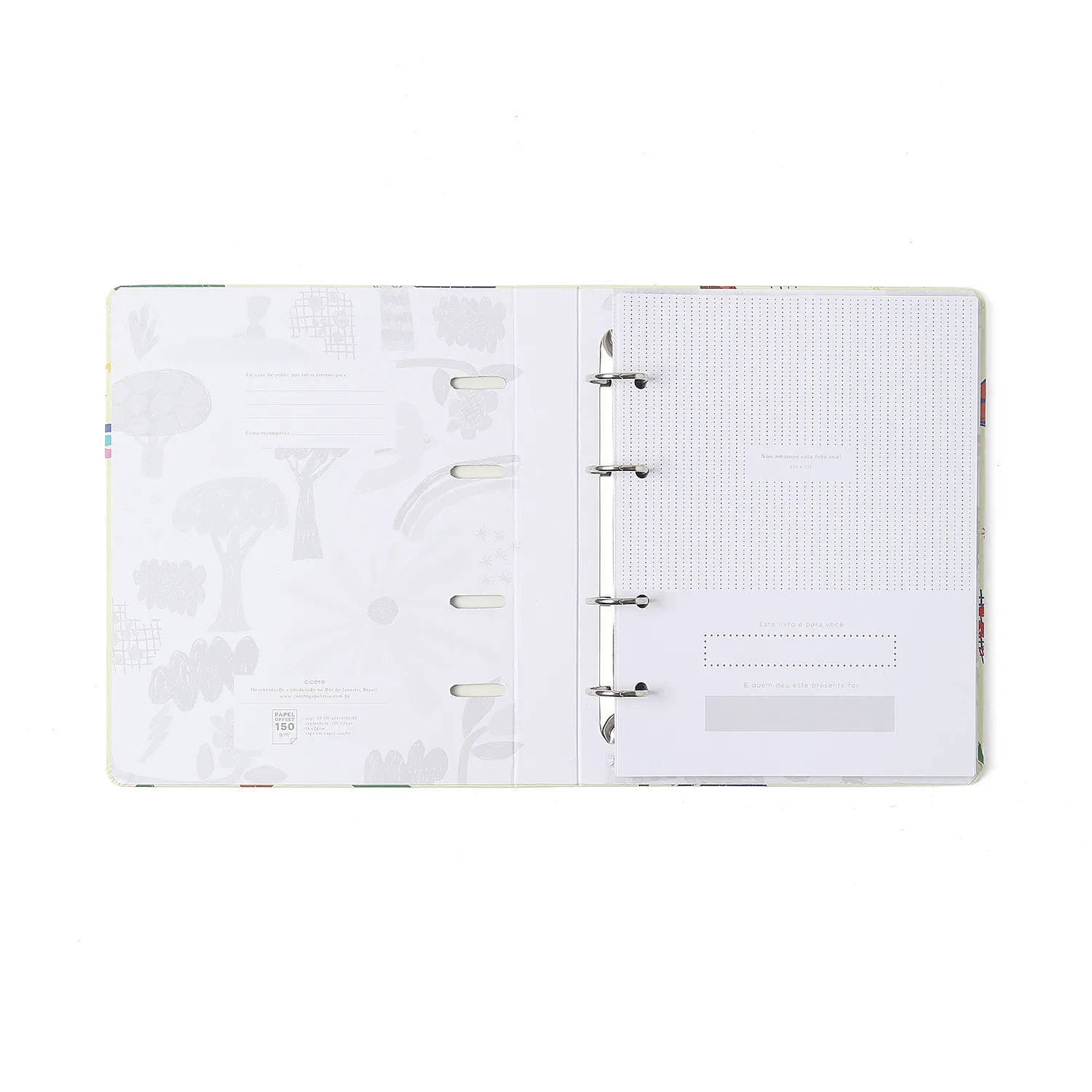 Livro Álbum Argoladodo Bebê 18x24 Cicero® & Fábula Alegrinha
