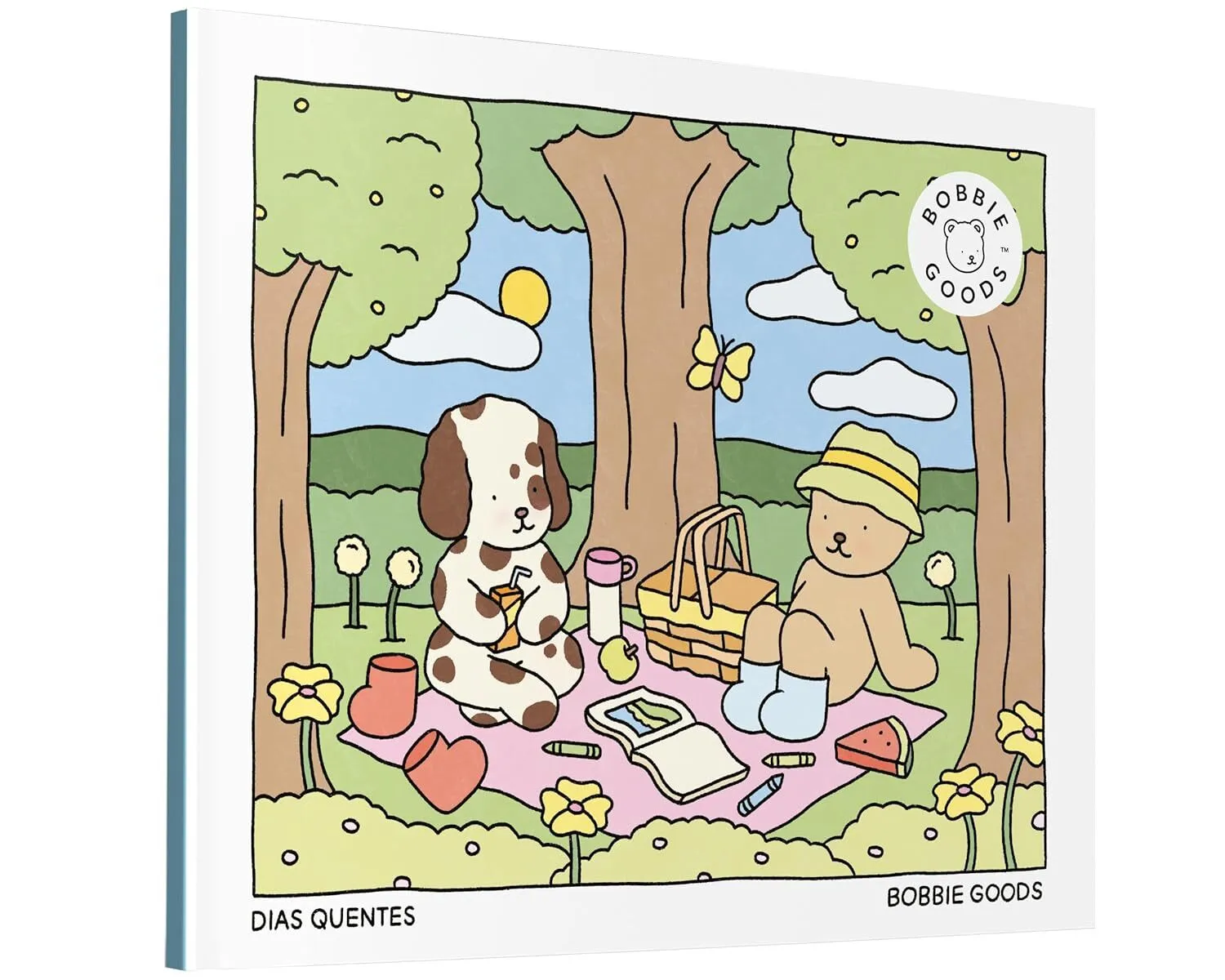 Livro De Colorir Dias Quentes Bobbie Goods