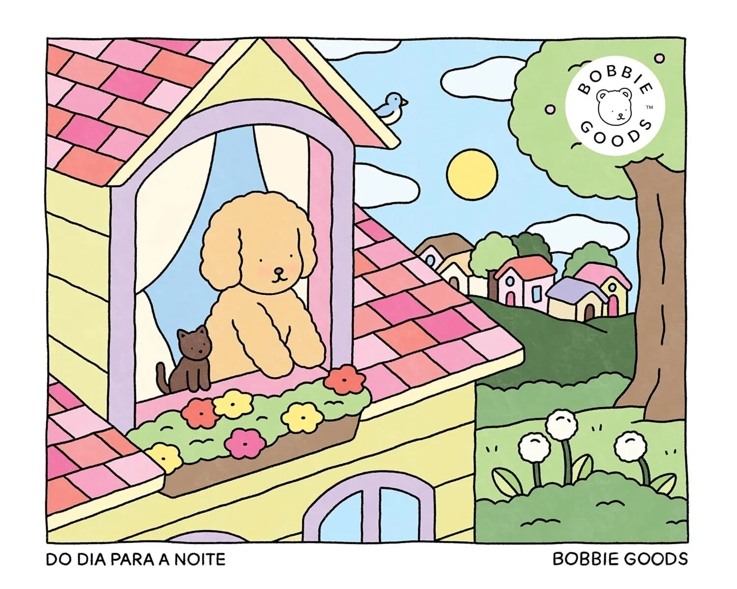 Livro De Colorir Do Dia Para A Noite Bobbie Goods