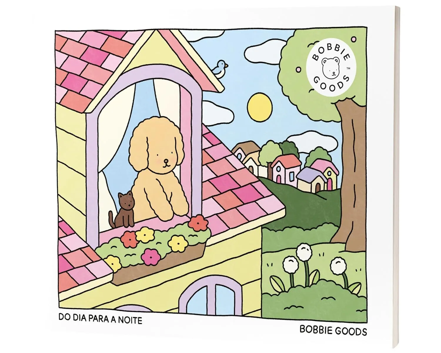 Livro De Colorir Do Dia Para A Noite Bobbie Goods