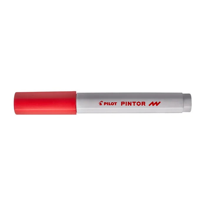 Marcador Pilot Pintor Ponta Fina 1.0 - Vermelho (v1430013CX006VM)