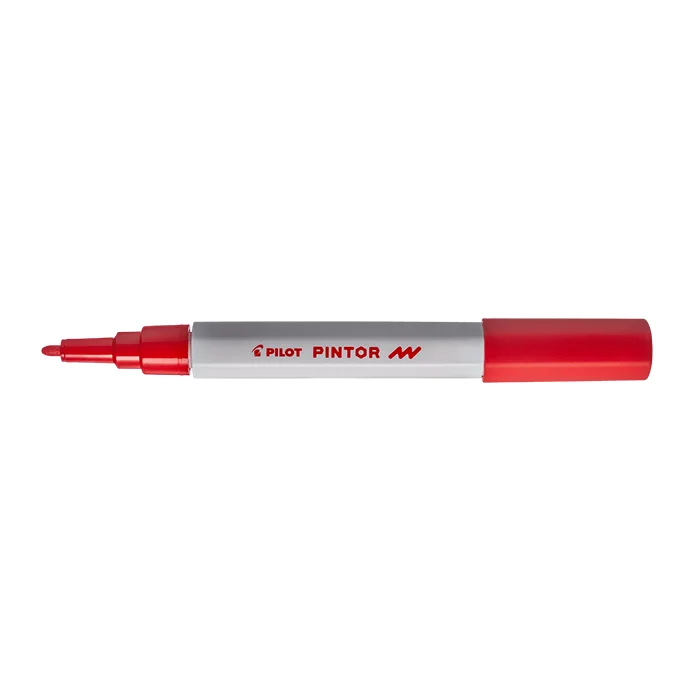 Marcador Pilot Pintor Ponta Fina 1.0 - Vermelho (v1430013CX006VM)
