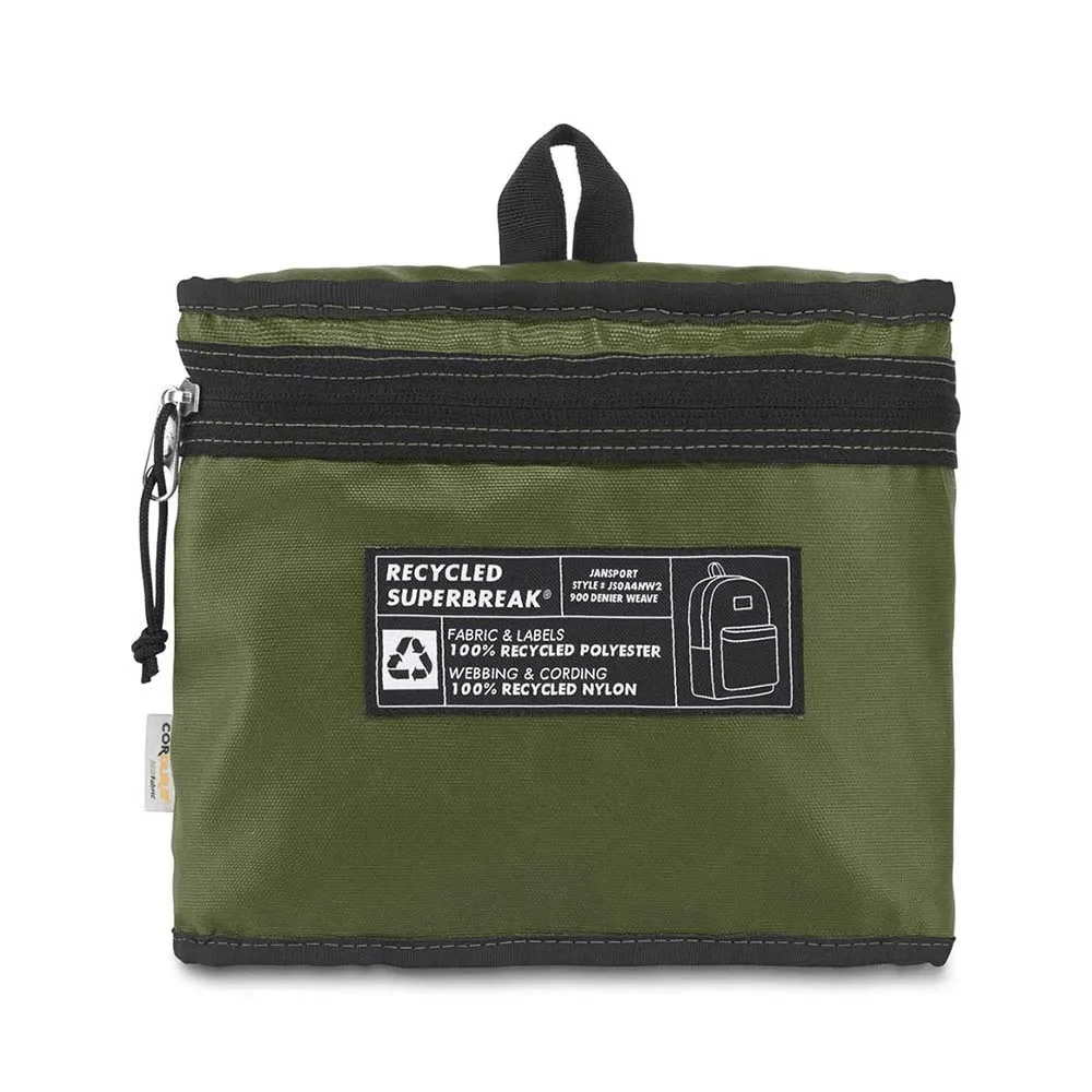 Mochila Jansport Recycled Superbreak New Olive 26l - 4NW254G