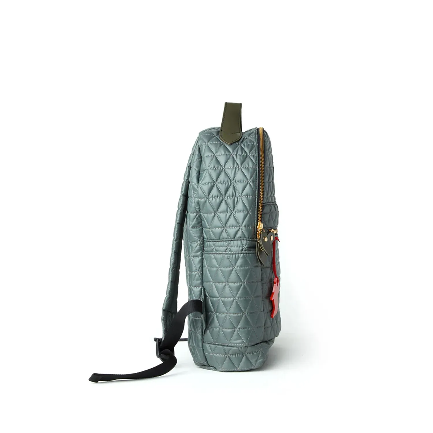 Mochila Pequena Matelassê Chumbo Otti