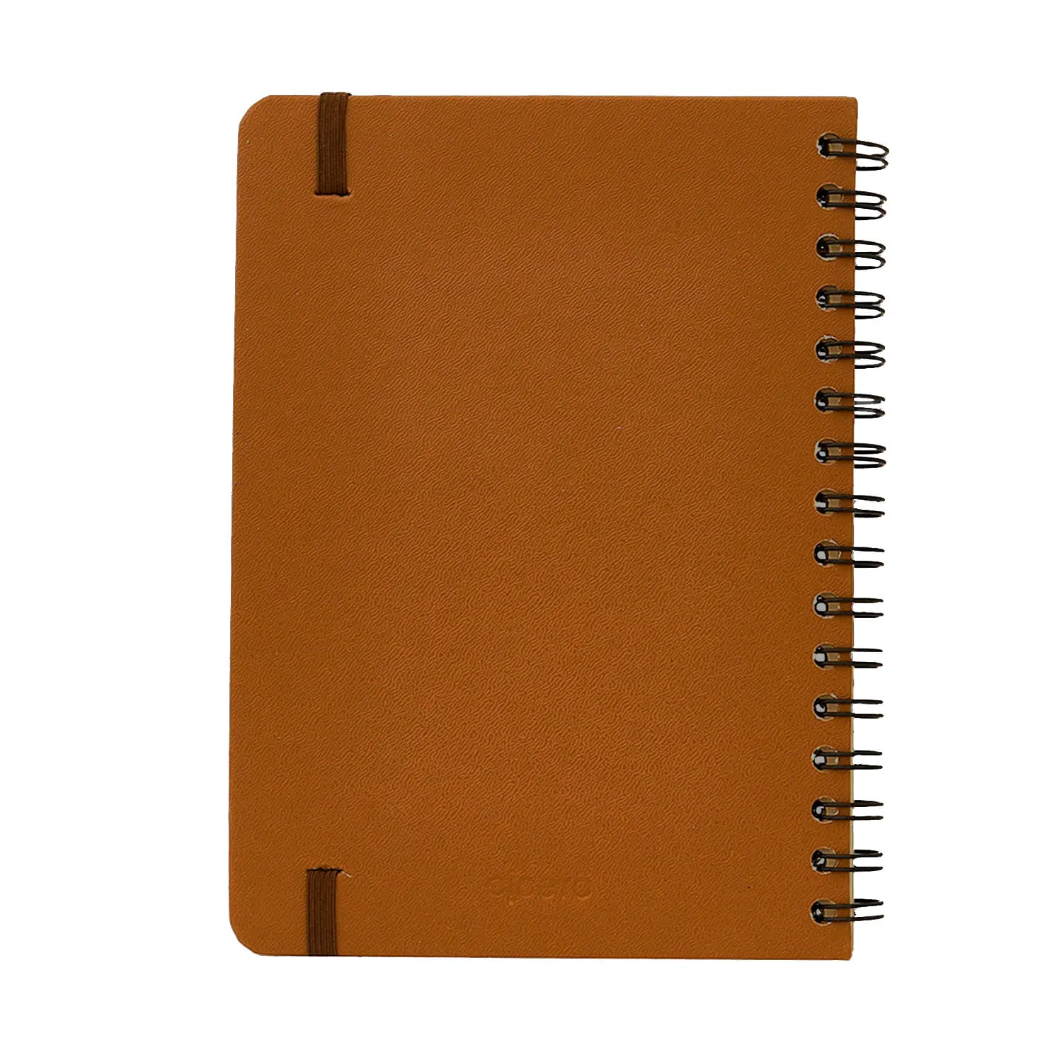 Planner Permamente Wire-o Clássica Financeiro A5 Caramelo