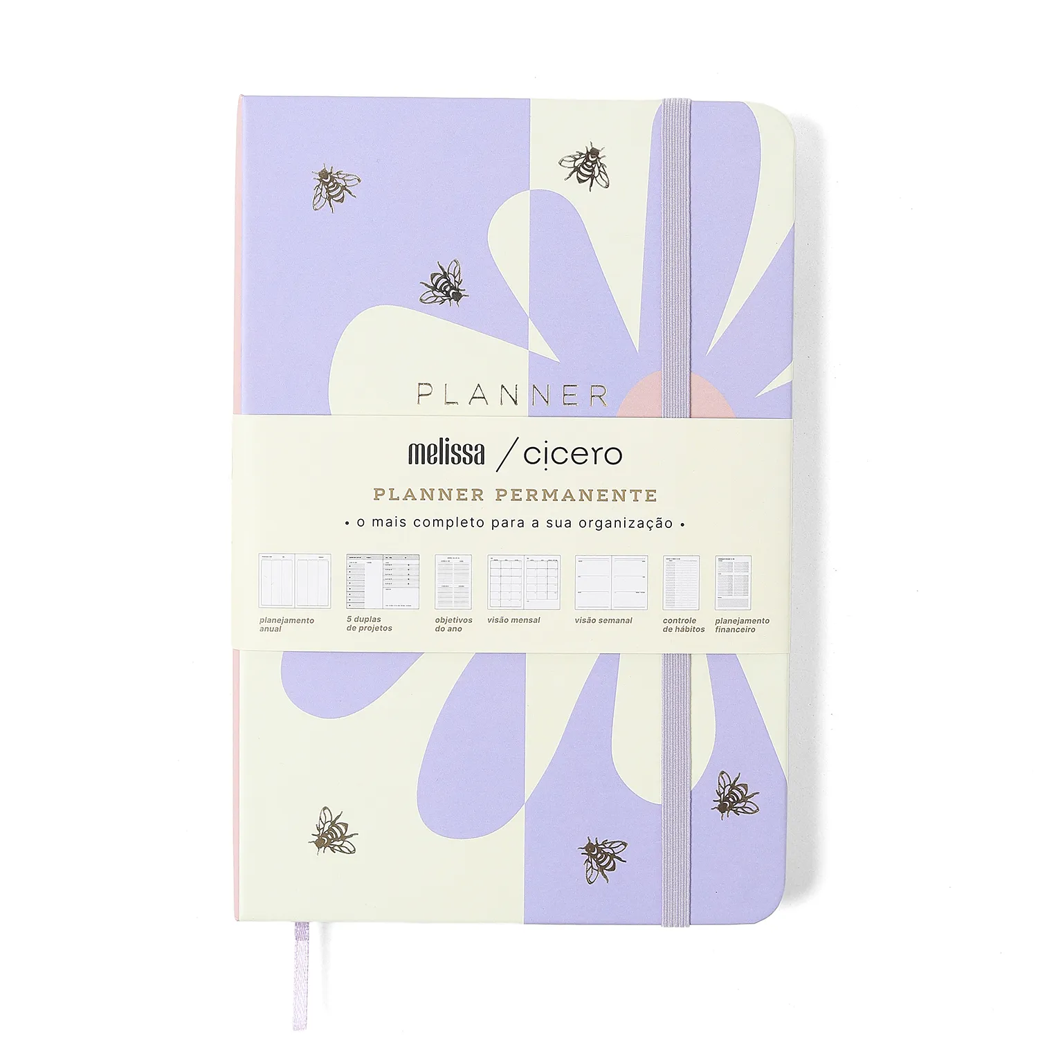 Planner Permanente Caderneta Melissa 14x21 Max Bloomy