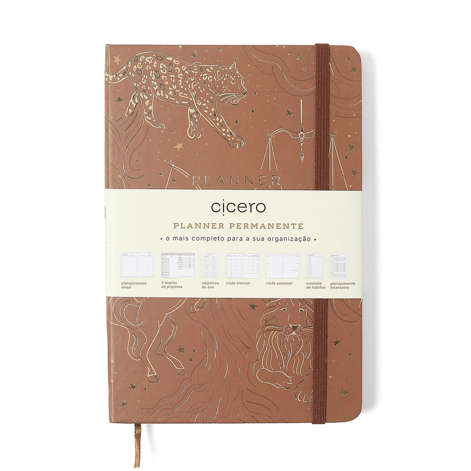 Planner Permanente Caderneta Origens 14x21 Terra