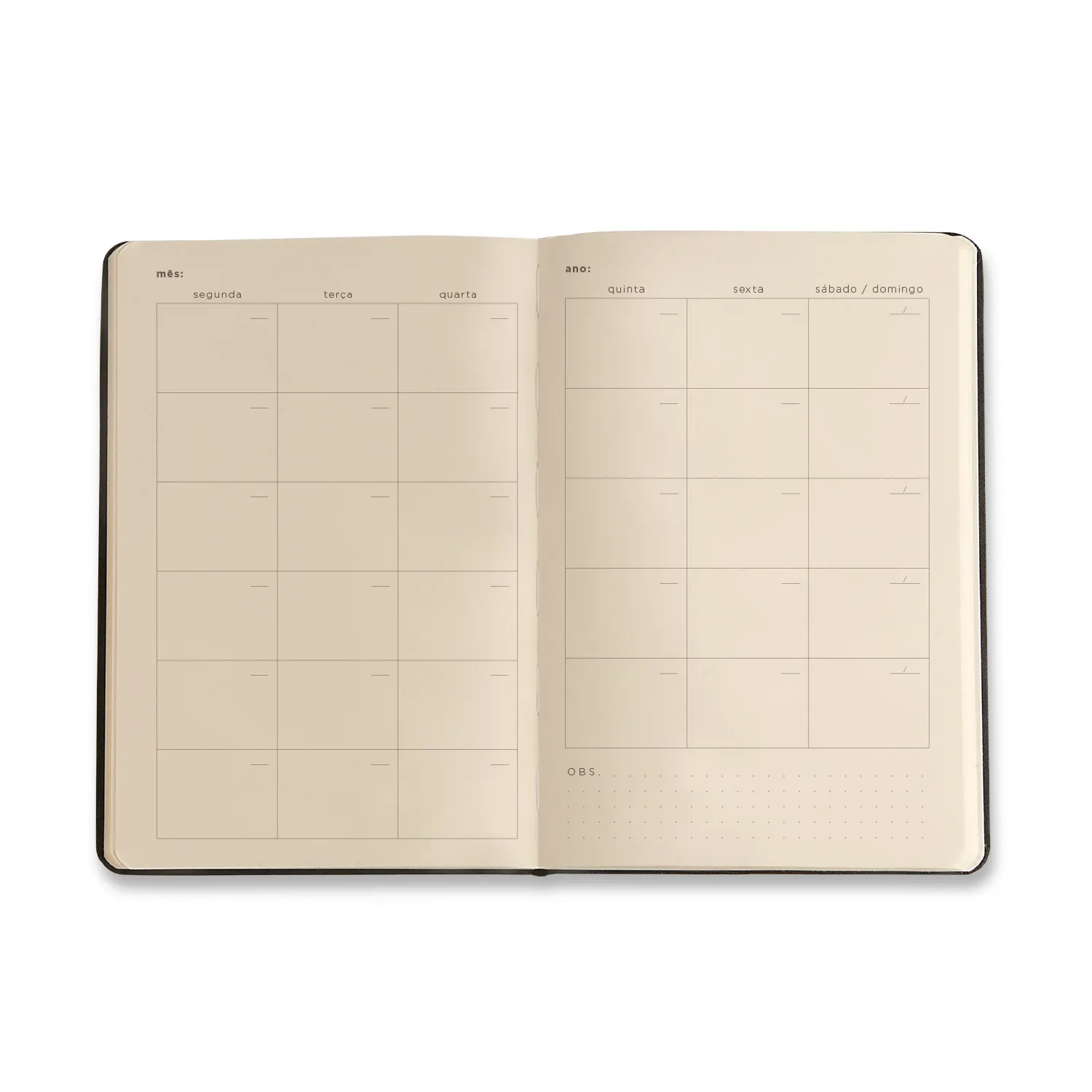 Planner Permanente Caderneta Origens 14x21 Terra