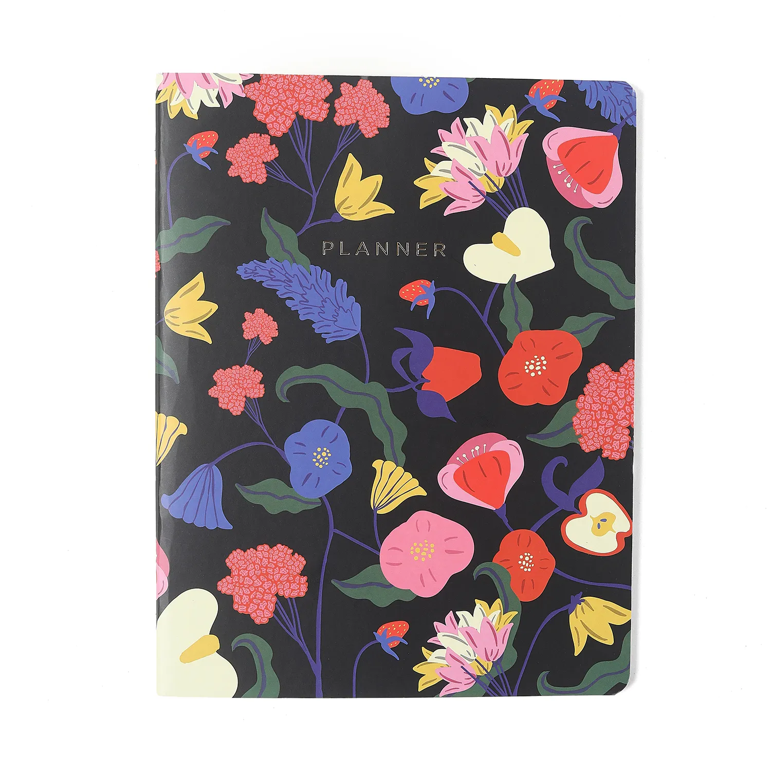 Planner Permanente Revista Planejamento Doce Florada Mensal 19x25 Preto