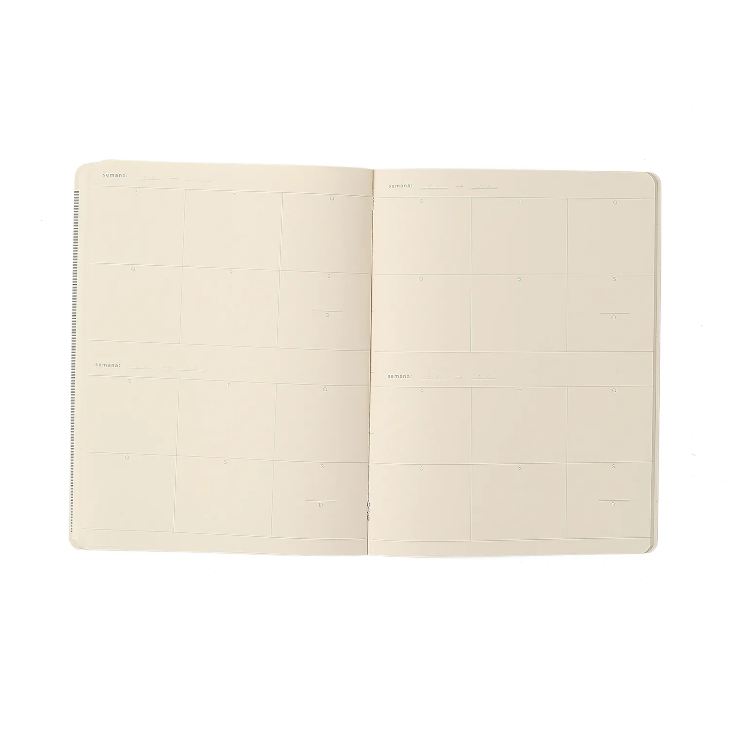 Planner Permanente Revista Planejamento Doce Florada Mensal 19x25 Preto