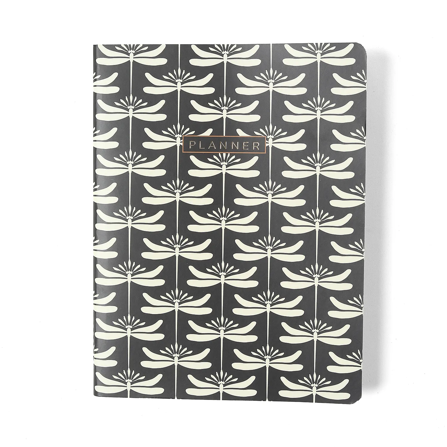 Planner Permanente Revista Planejamento Libélulas Mensal 19x25 Preto