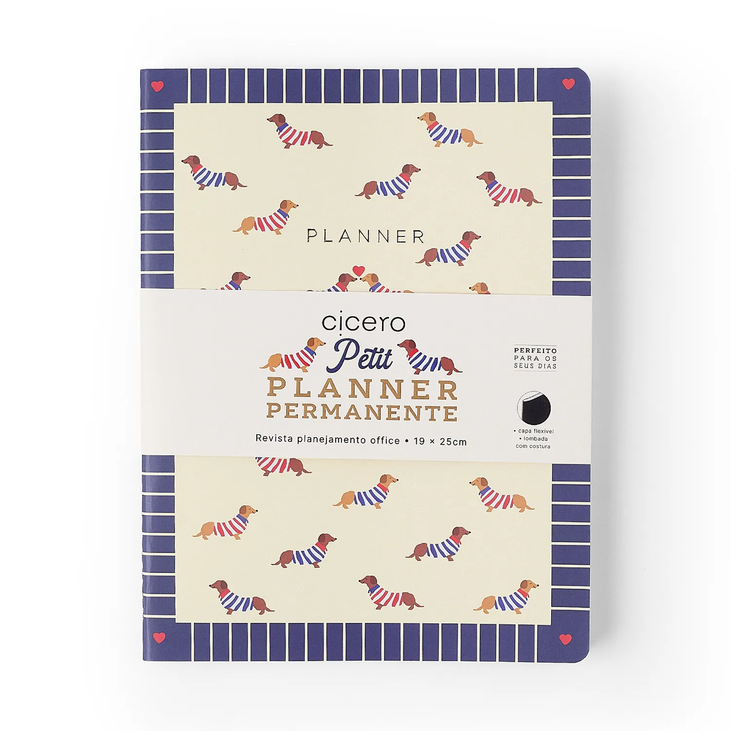 Planner Permanente Revista Planejamento Petit Mensal 19x25 Moldura