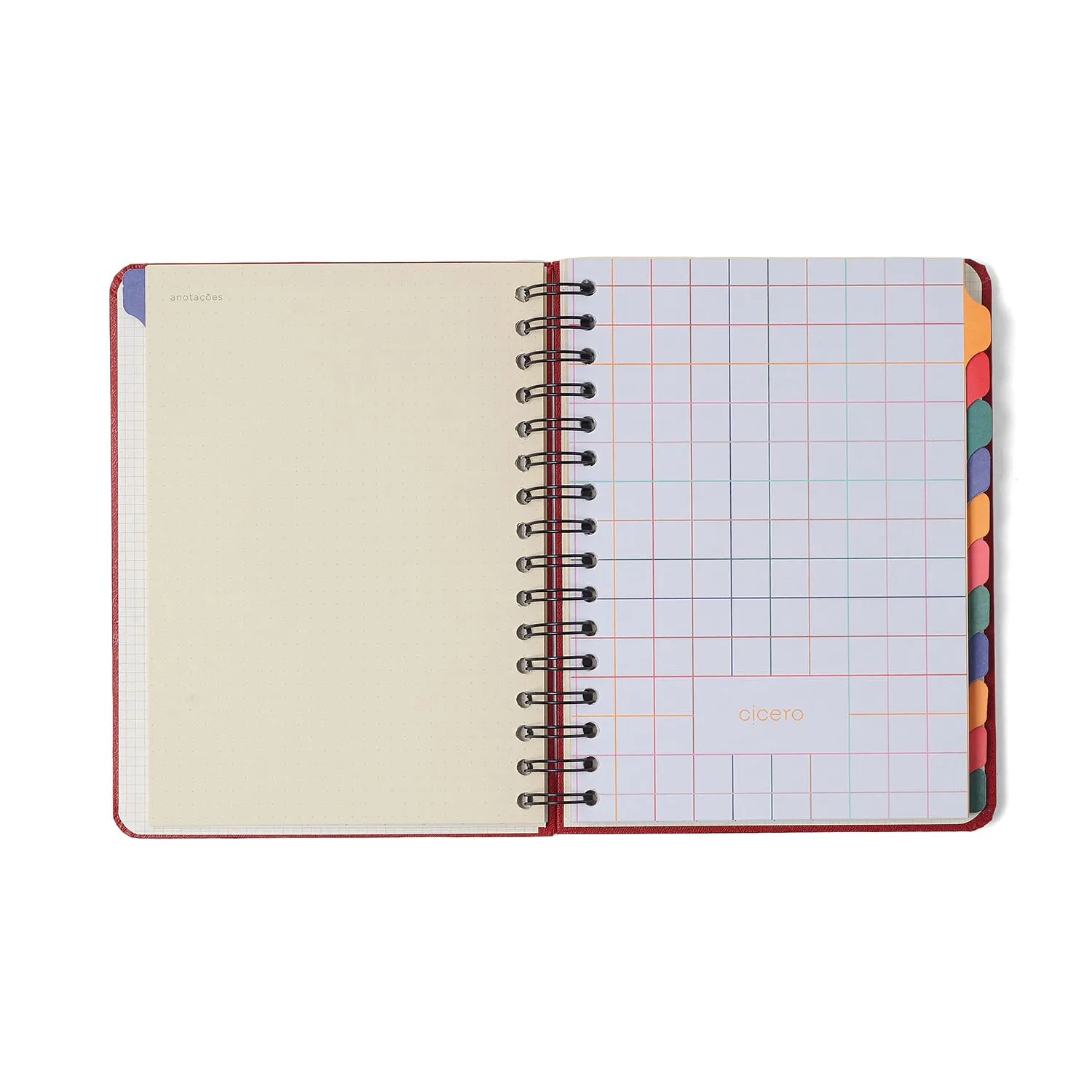 Planner Permanente Wire-O Lagoa Semanal Notas A5 Pedalinho